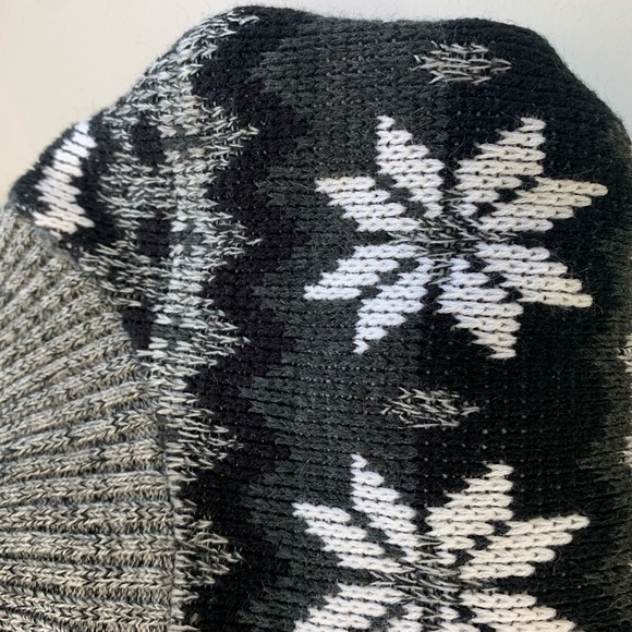 Carol Reed Womens Nordic Snowflake Sweater Mock Neck Ribbed Lg? Cozy Cabincore - Picture 12 of 12